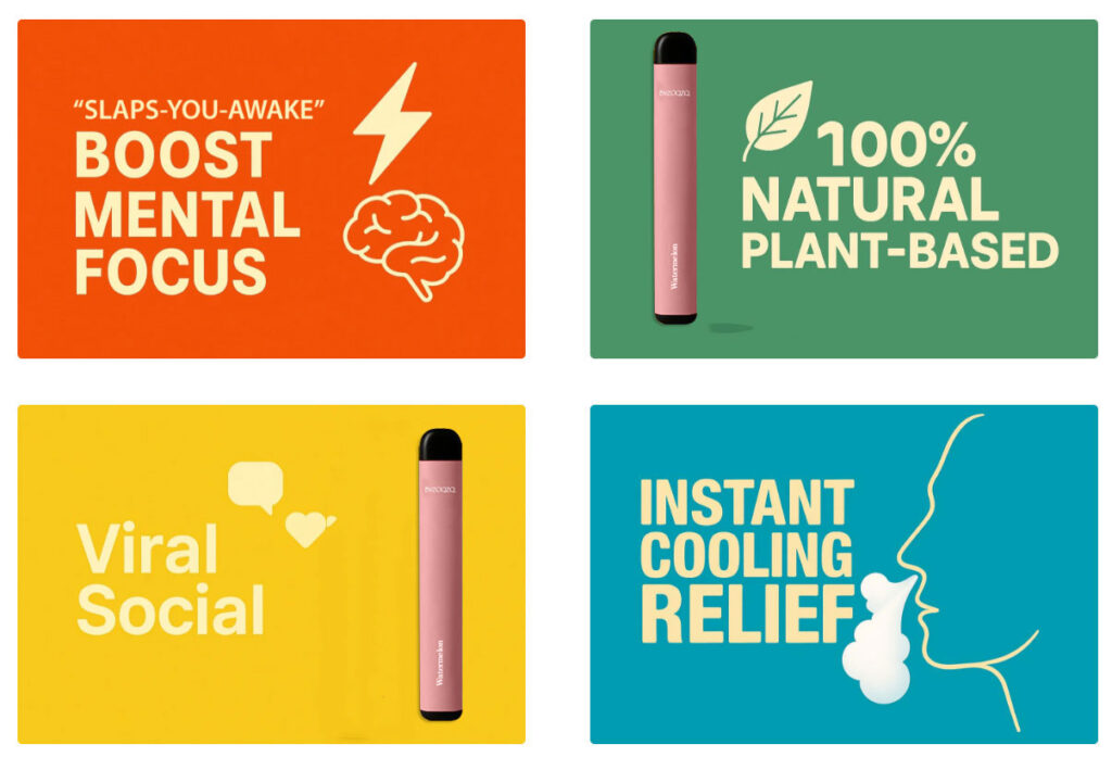 Premium Morandi color series of BVZOQZQ® electric nasal wellness sticks.